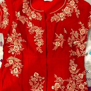 Beautiful red blouse